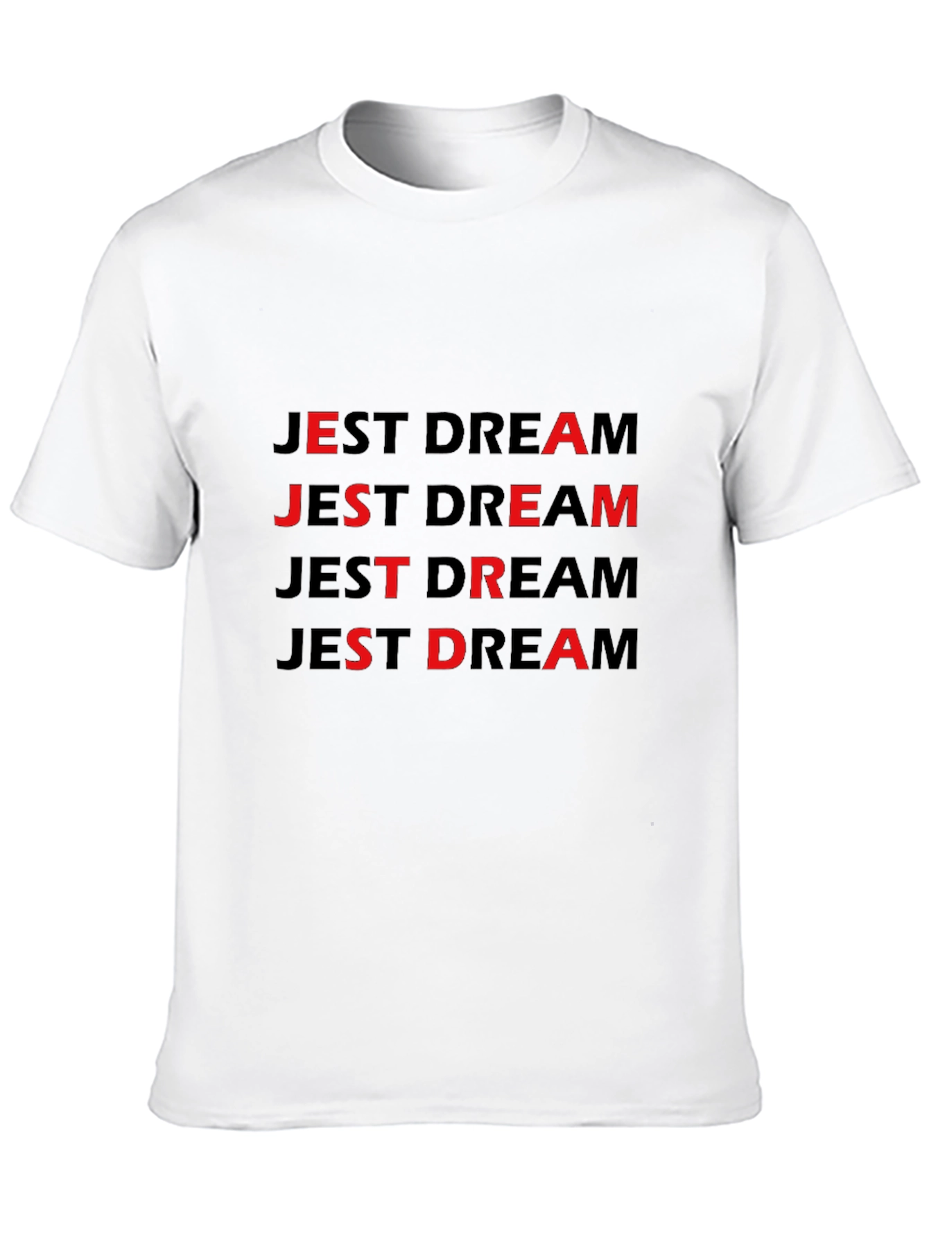 Jest Dream Black Graphic T-Shirt