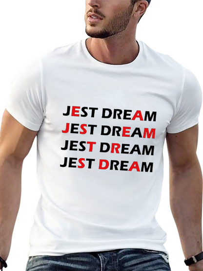 Jest Dream Black Graphic T-Shirt