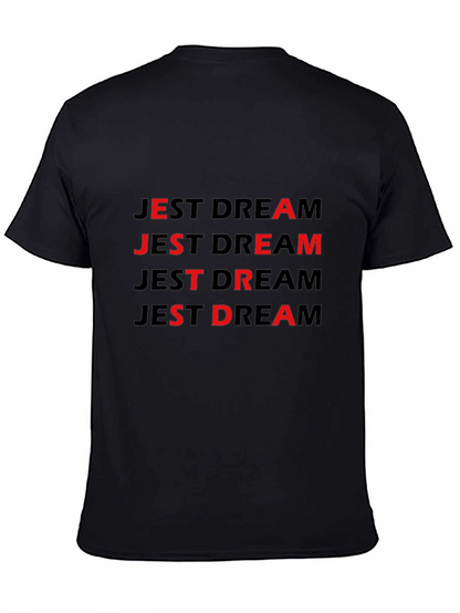 Jest Dream Black Graphic T-Shirt