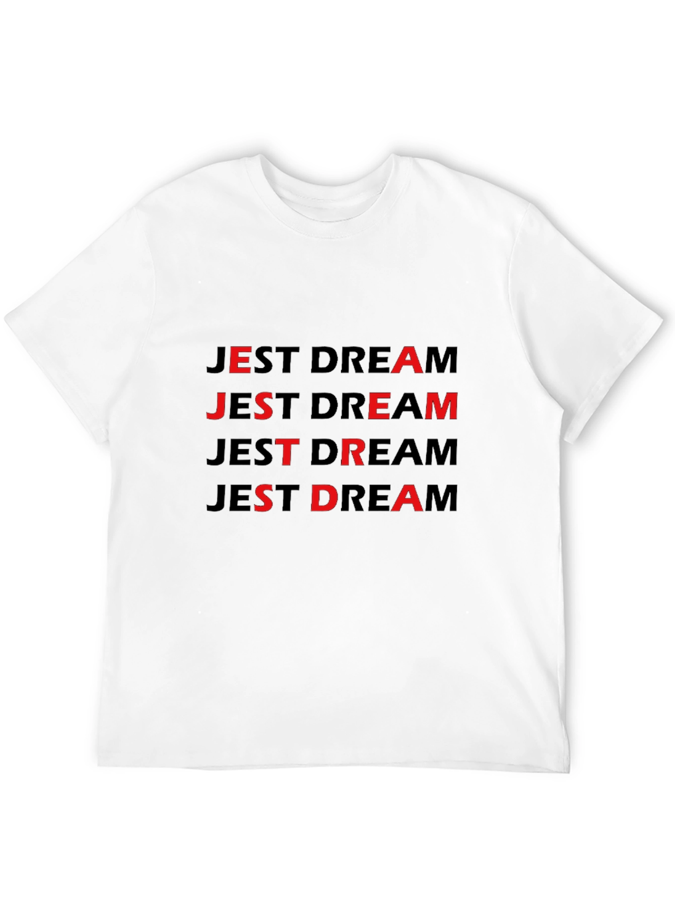 Jest Dream Black Graphic T-Shirt