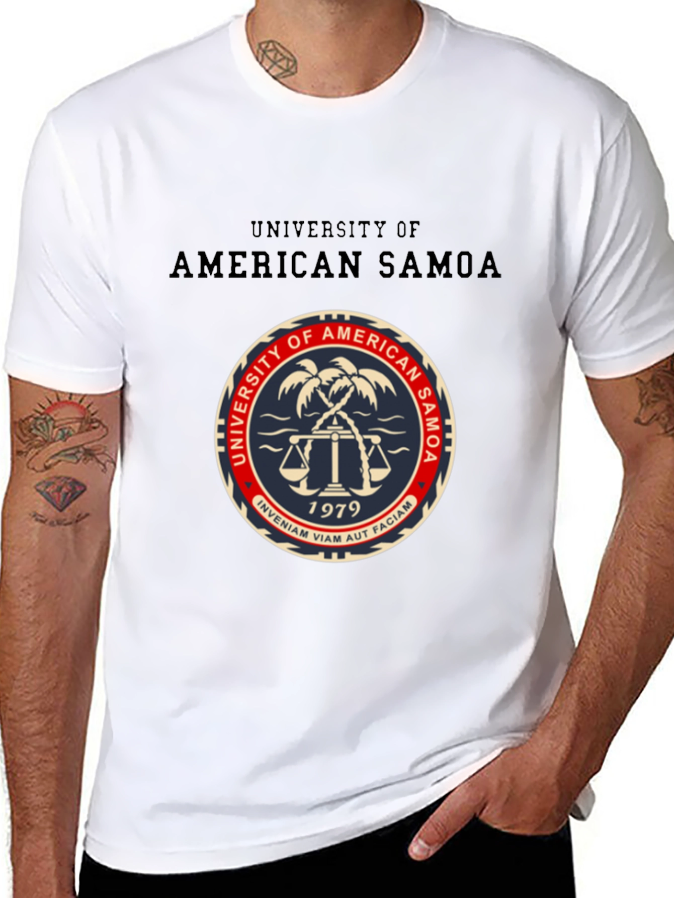 American Samoa University Black T-Shirt