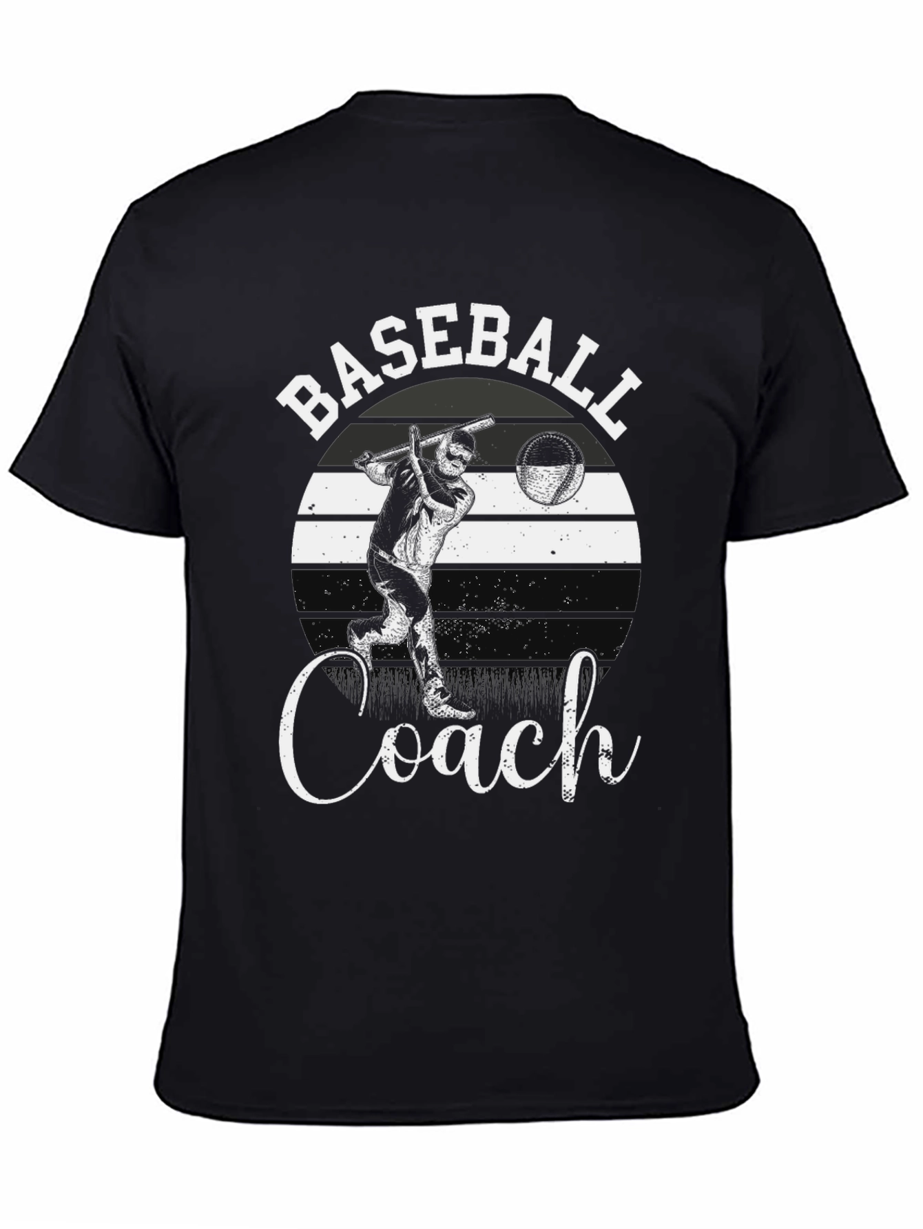 Baseball Coach T-Shirt Retro Design