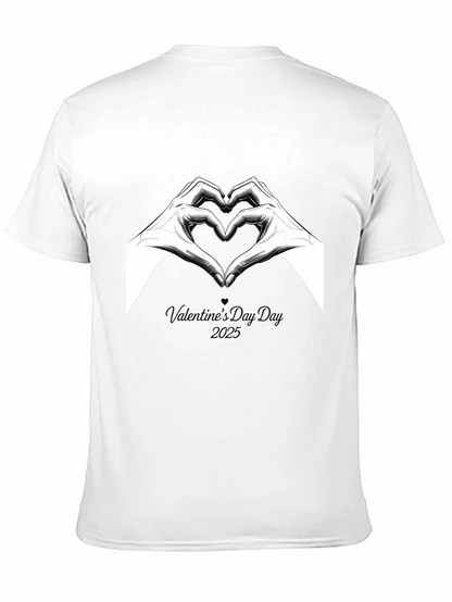 Valentines Day 2025 Heart Hands Graphic Tee