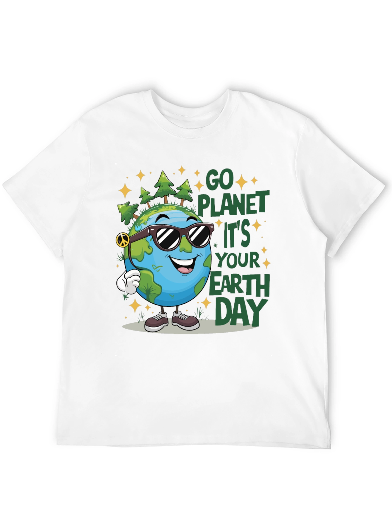 Earth Day Graphic Tee - Go Planet!