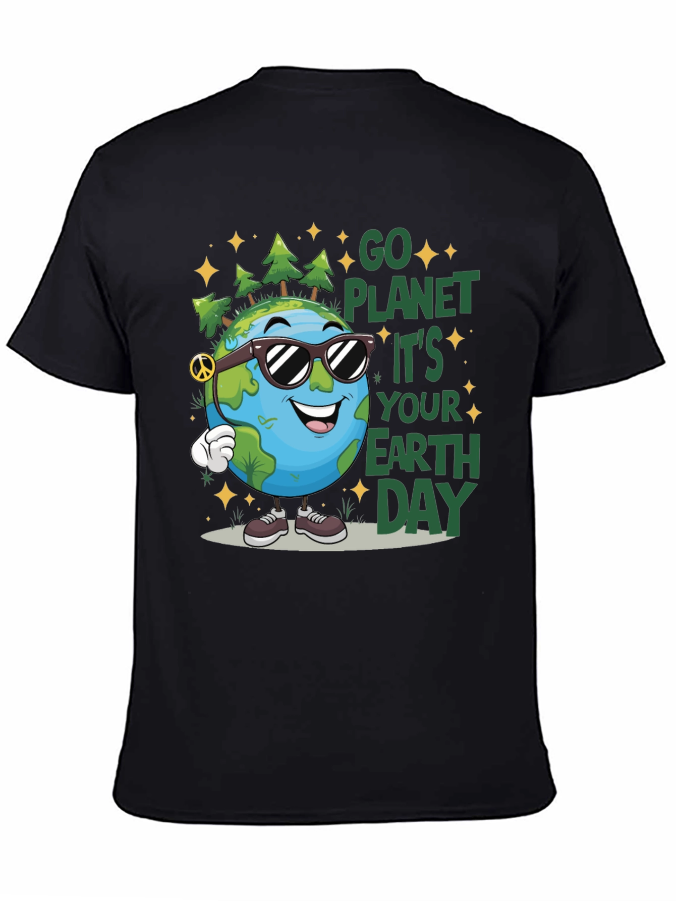 Earth Day Graphic Tee - Go Planet!