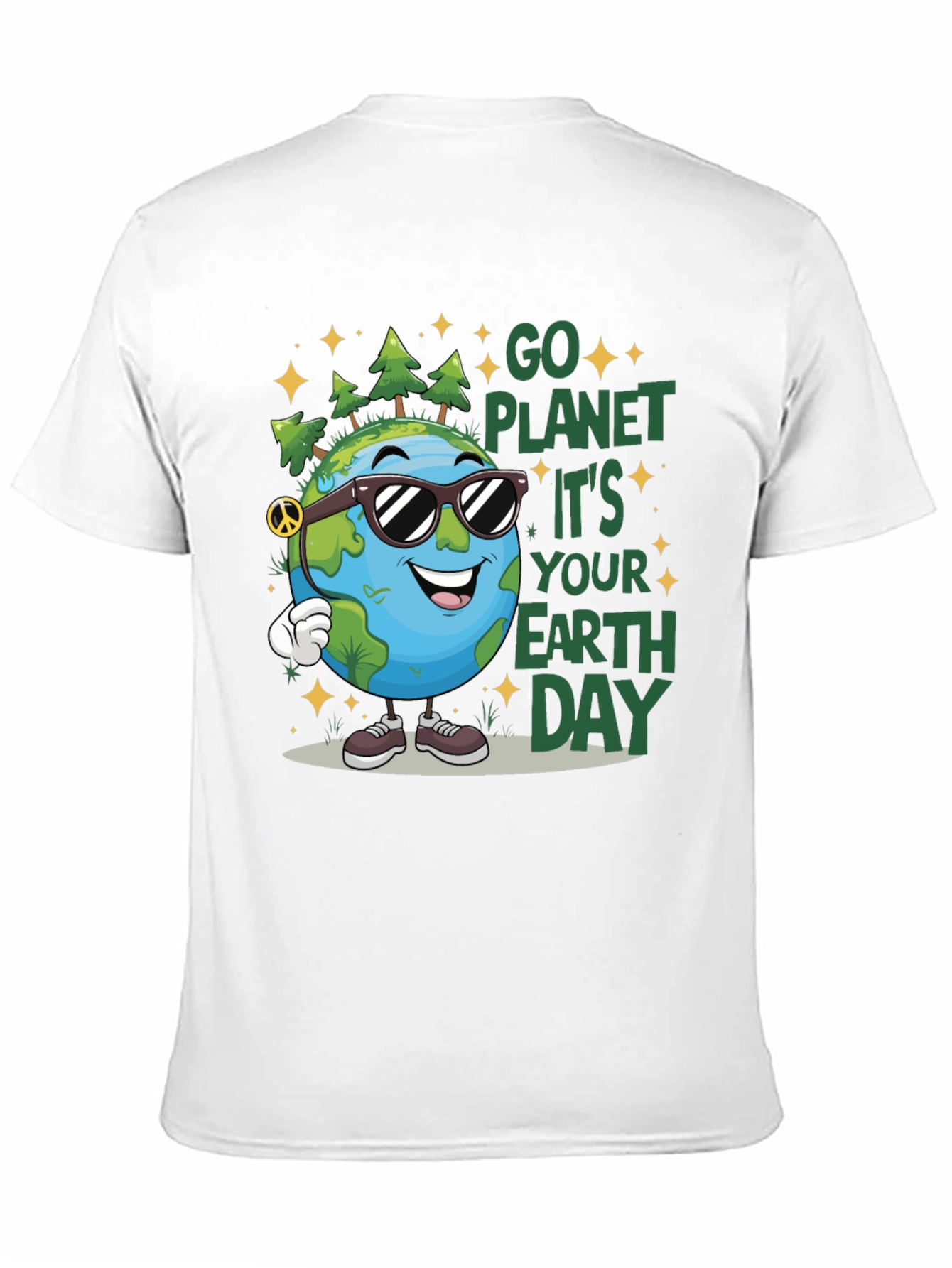 Earth Day Graphic Tee - Go Planet!