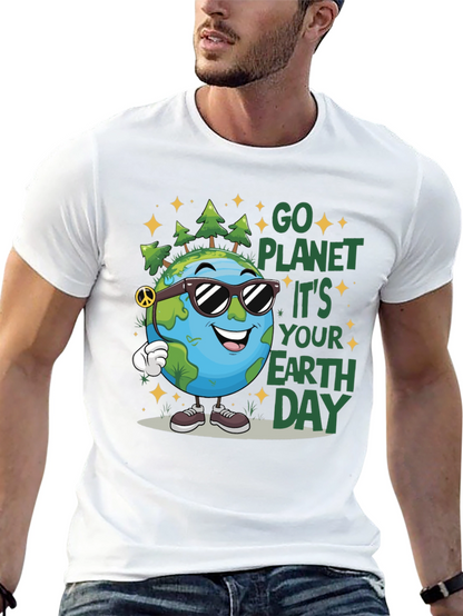 Earth Day Graphic Tee - Go Planet!