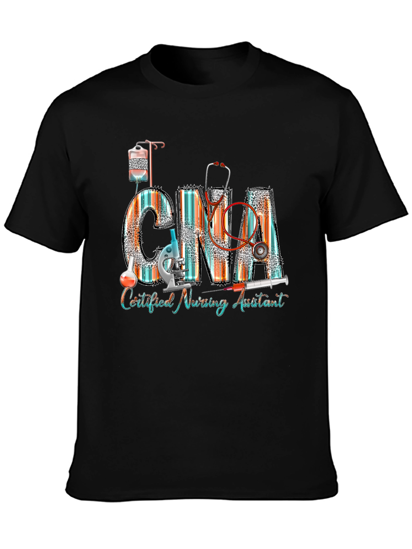 CNA Certified Nursing Assistant Graphic T-Shirt