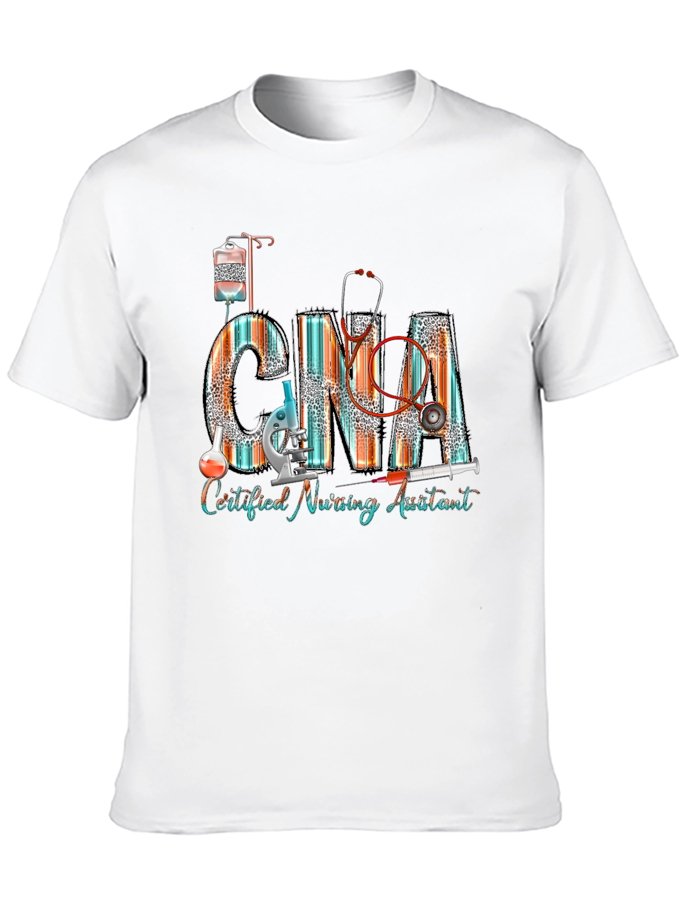 CNA Certified Nursing Assistant Graphic T-Shirt