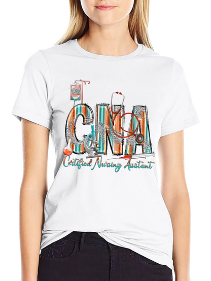 CNA Certified Nursing Assistant Graphic T-Shirt