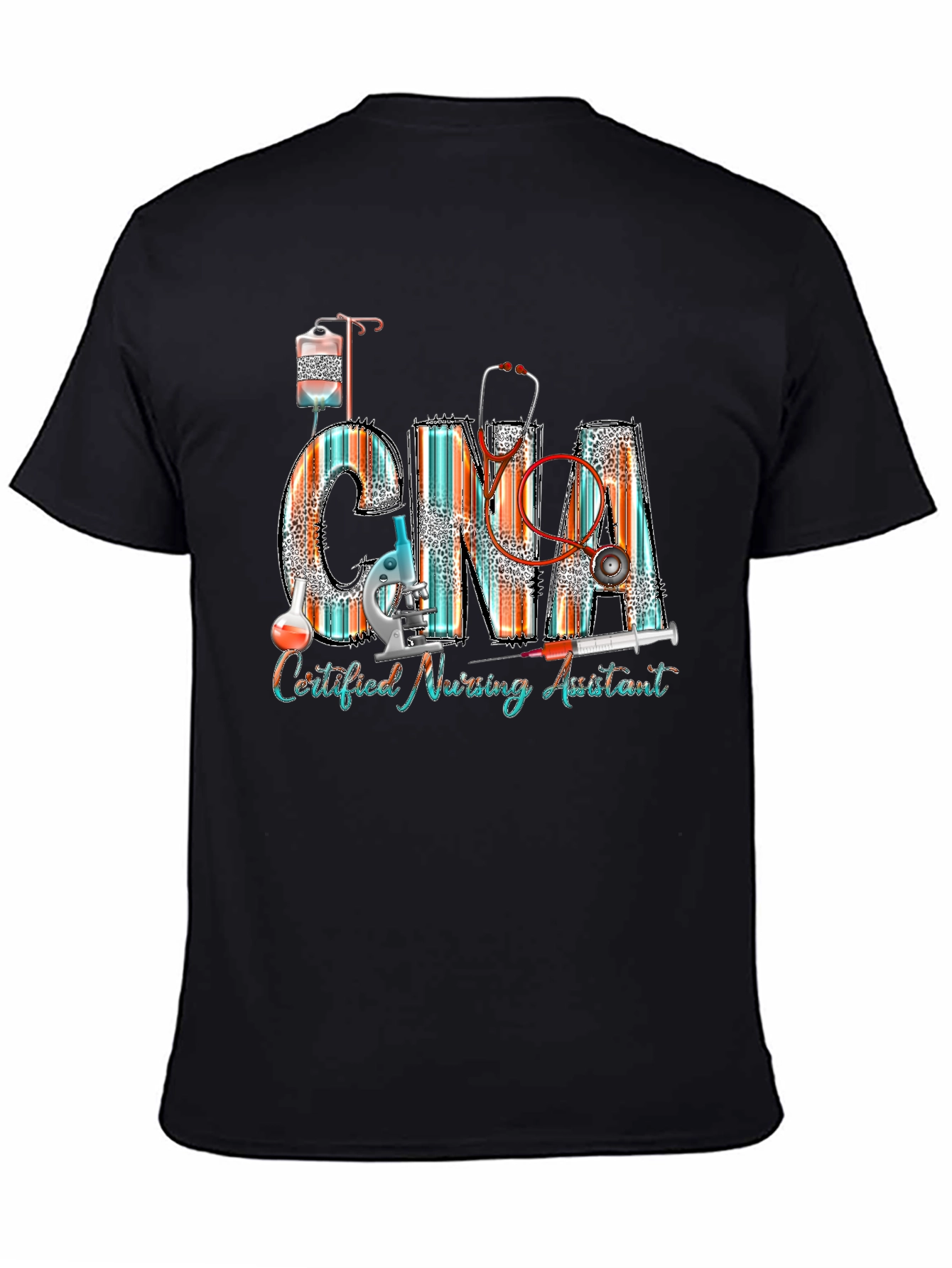 CNA Certified Nursing Assistant Graphic T-Shirt