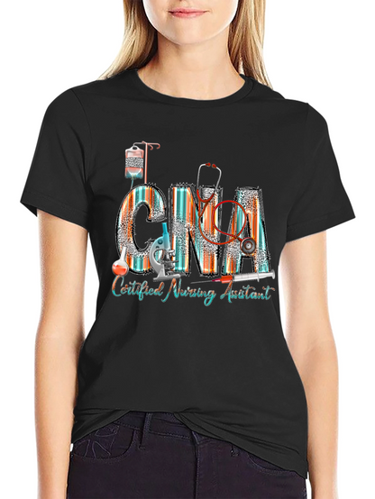 CNA Certified Nursing Assistant Graphic T-Shirt