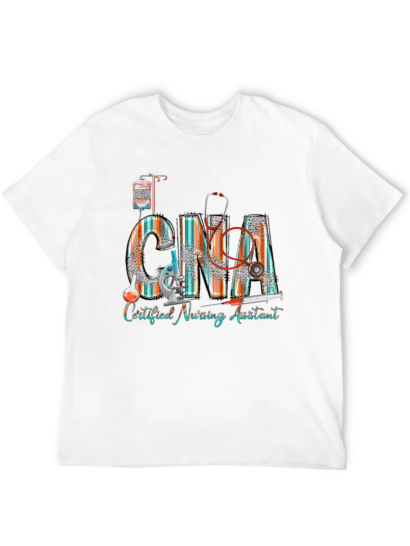 CNA Certified Nursing Assistant Graphic T-Shirt