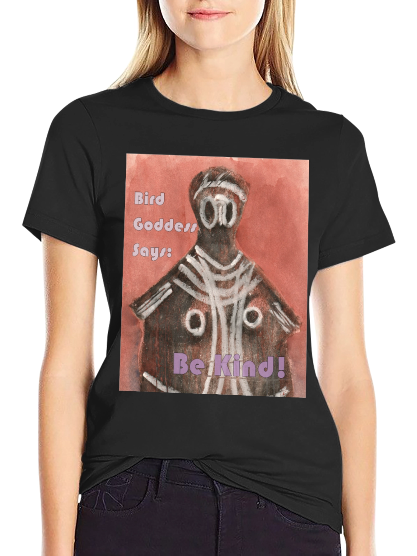 Bird Goddess Be Kind Graphic Tee