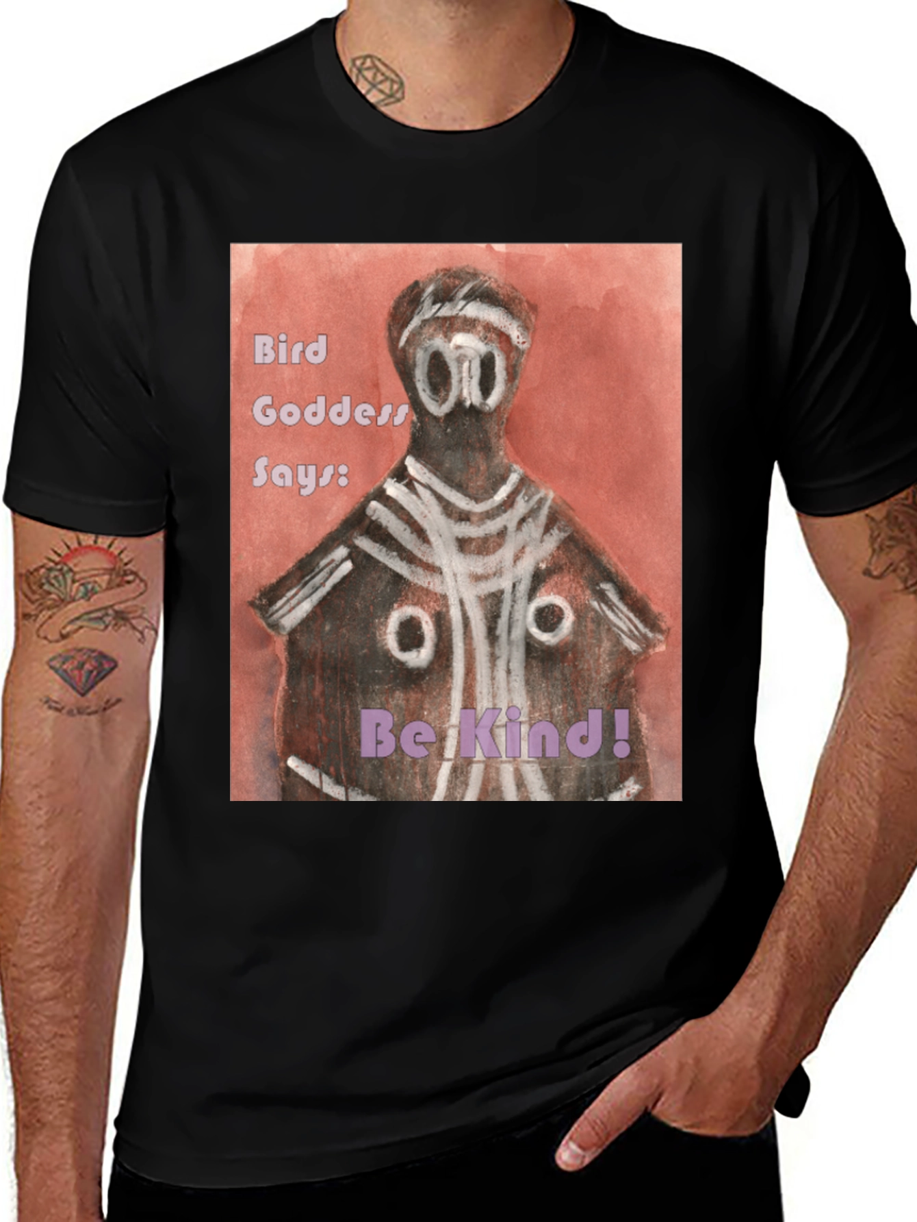 Bird Goddess Be Kind Graphic Tee