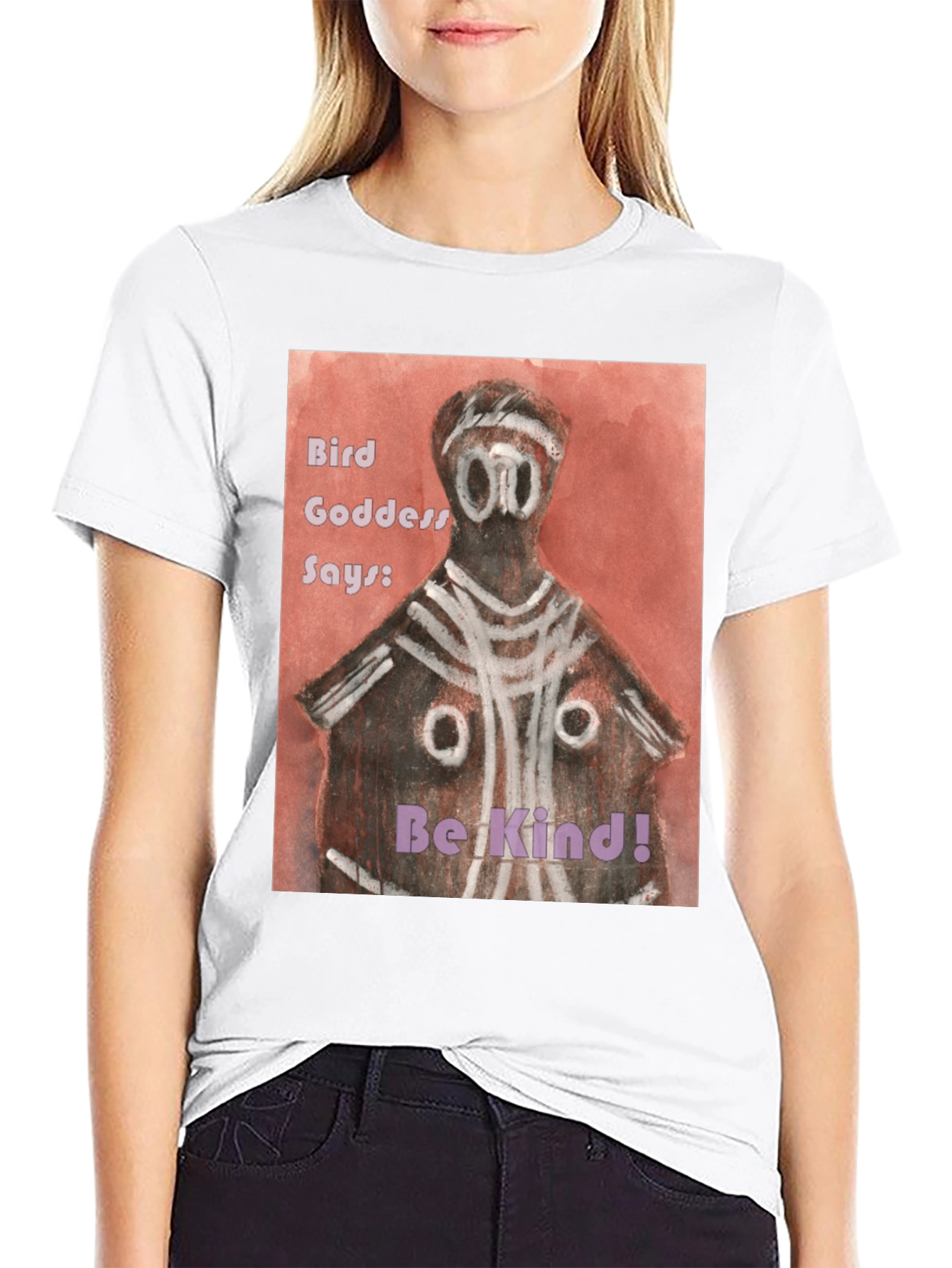 Bird Goddess Be Kind Graphic Tee
