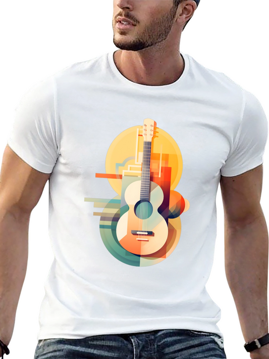 Abstract Guitar Graphic Tee