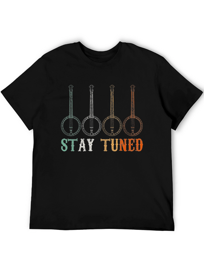 Stay Tuned Banjo Graphic T-Shirt