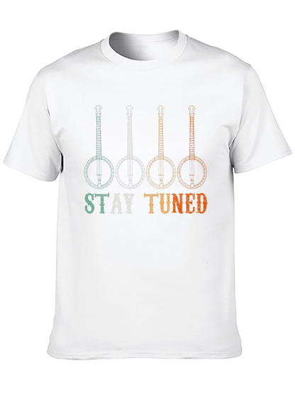 Stay Tuned Banjo Graphic T-Shirt