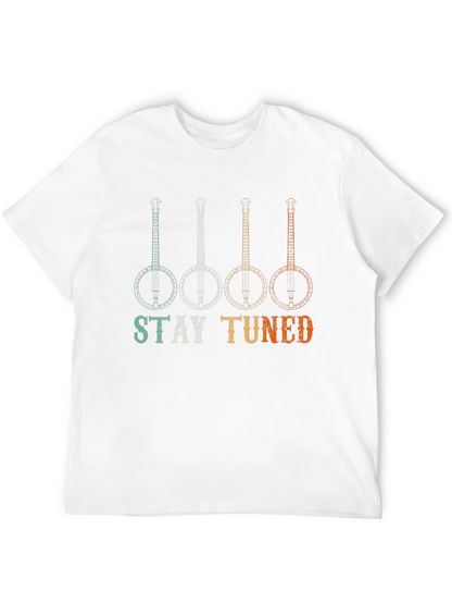 Stay Tuned Banjo Graphic T-Shirt