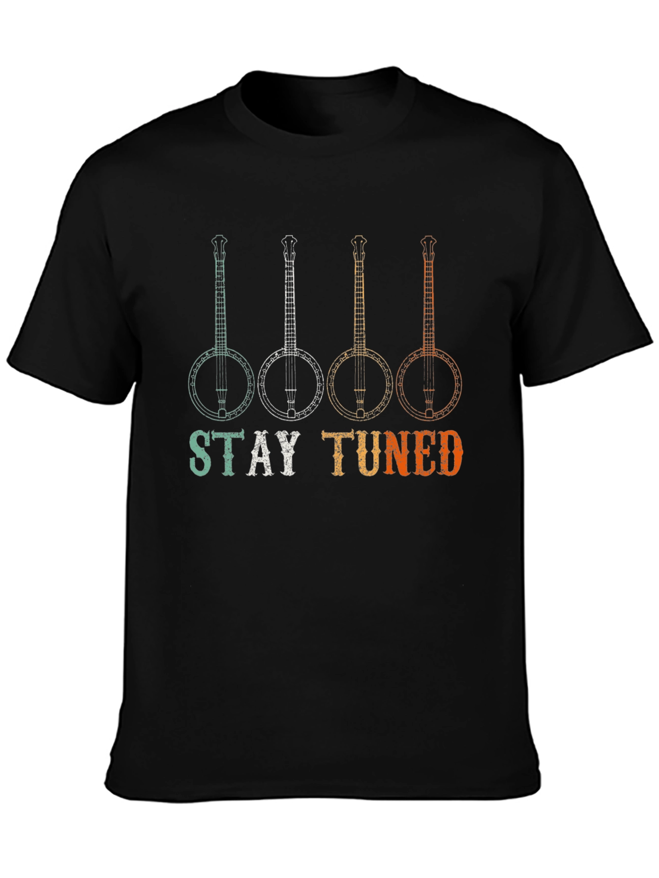 Stay Tuned Banjo Graphic T-Shirt