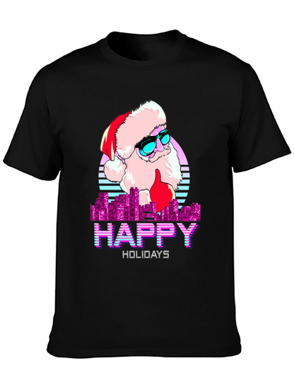 Cool Santa Happy Holidays T-Shirt