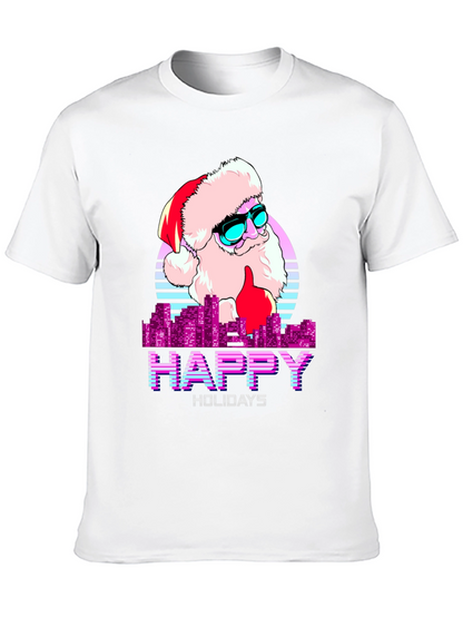Cool Santa Happy Holidays T-Shirt