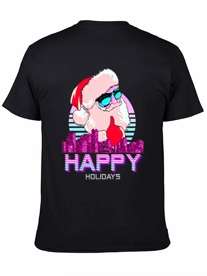 Cool Santa Happy Holidays T-Shirt