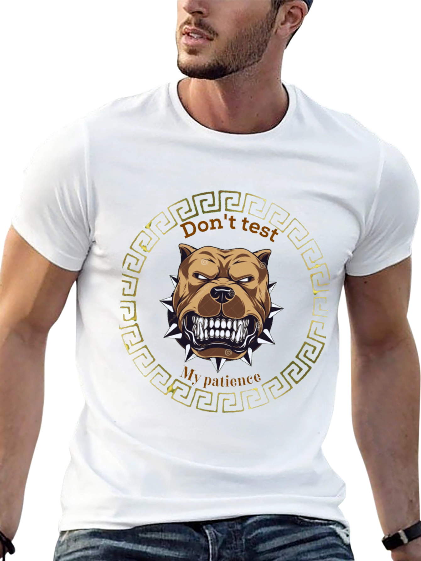 Dont Test My Patience Pitbull T-Shirt