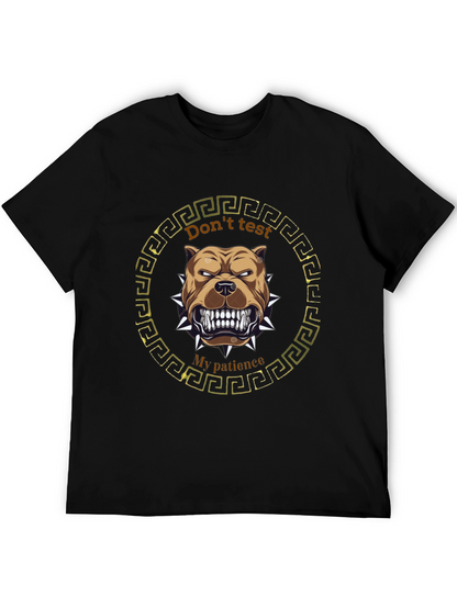 Dont Test My Patience Pitbull T-Shirt