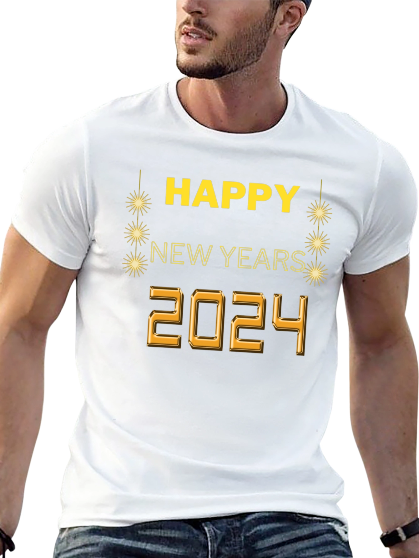 Happy New Year 2024 Graphic Tee
