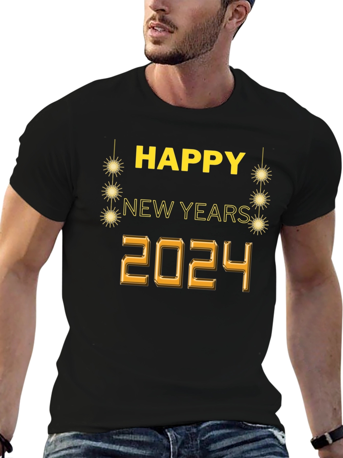 Happy New Year 2024 Graphic Tee