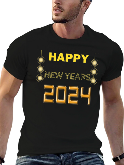 Happy New Year 2024 Graphic Tee