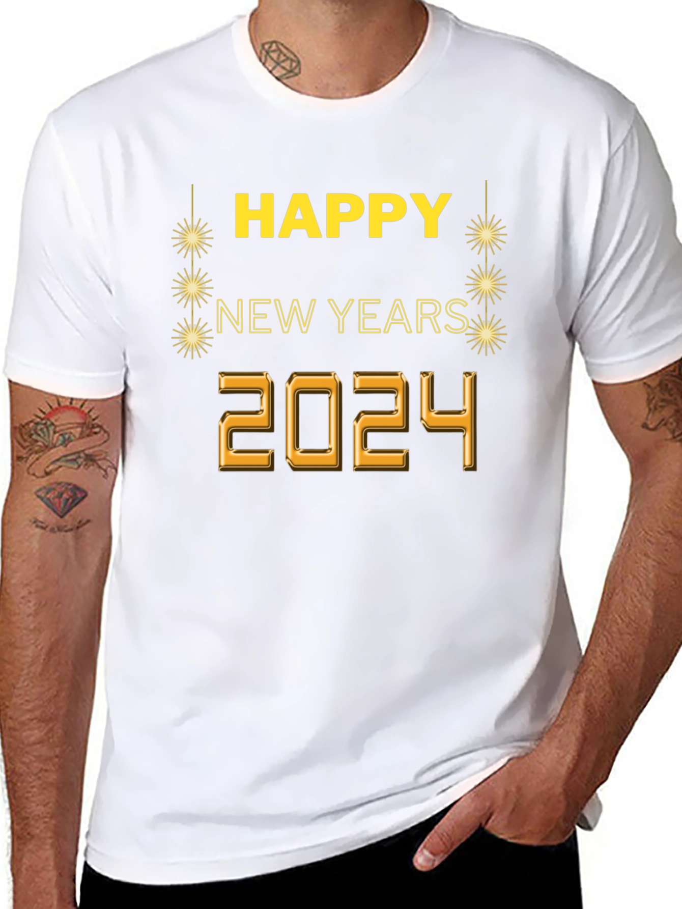 Happy New Year 2024 Graphic Tee