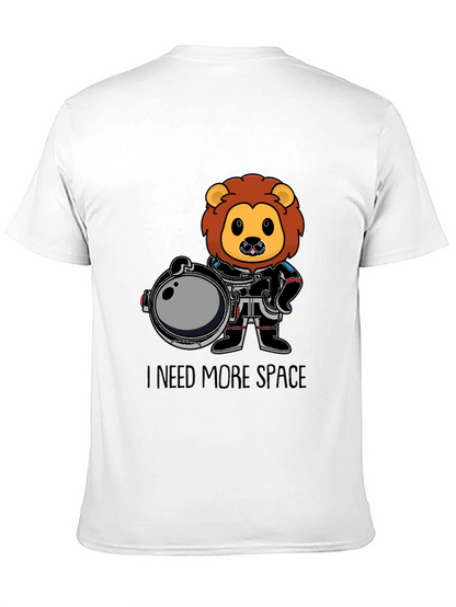 Lion Astronaut T-Shirt - I Need More Space