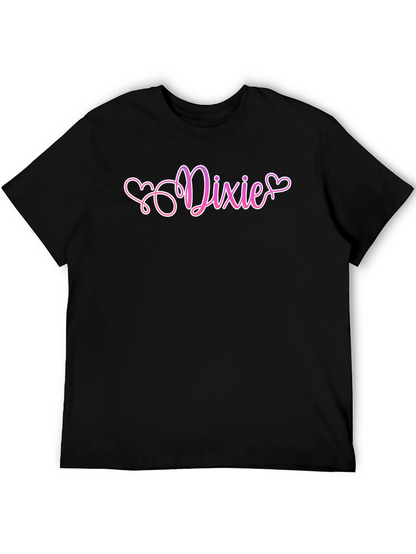 Dixie Heart Graphic Black T-Shirt
