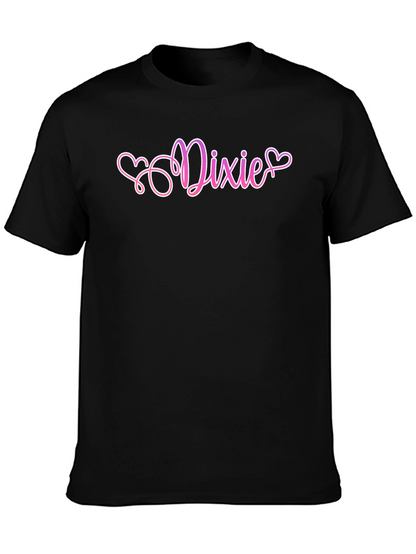 Dixie Heart Graphic Black T-Shirt