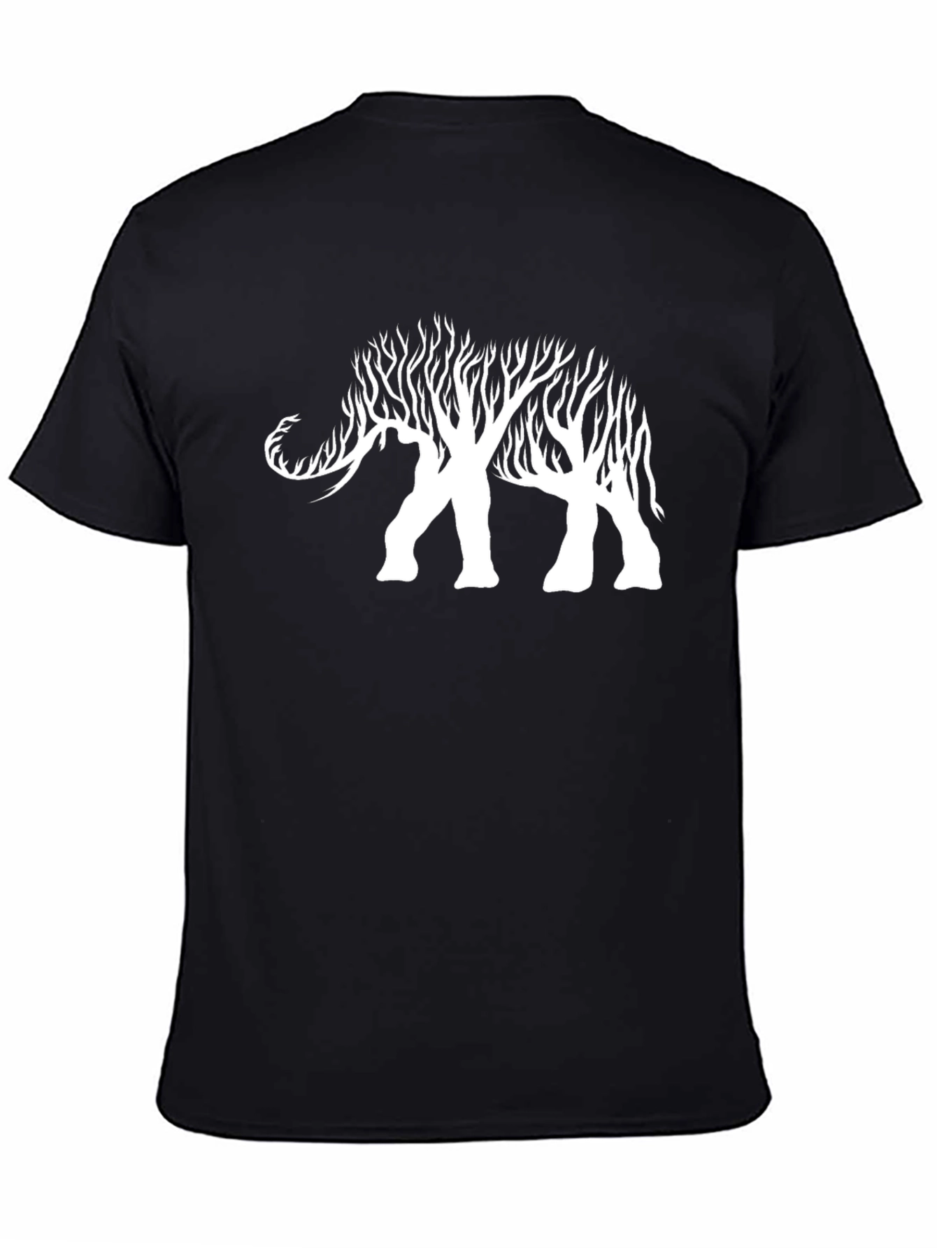 Elephant Tree Graphic Tee - Black