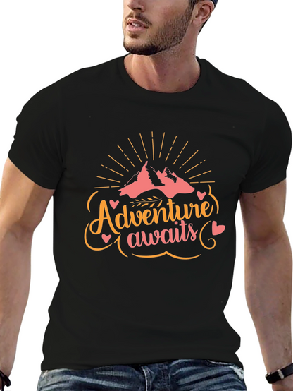 Adventure Awaits T-Shirt - Black