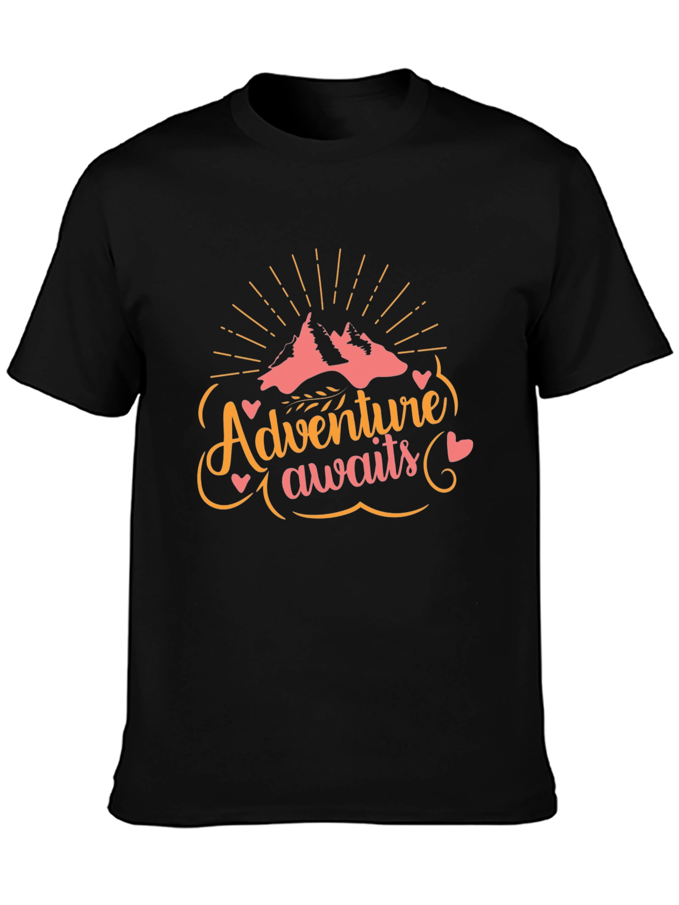 Adventure Awaits T-Shirt - Black