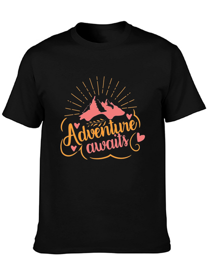 Adventure Awaits T-Shirt - Black