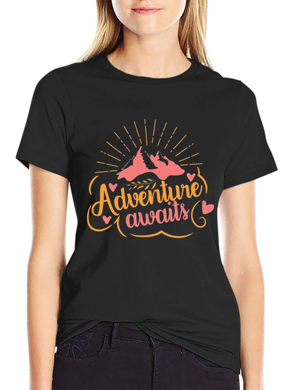 Adventure Awaits T-Shirt - Black