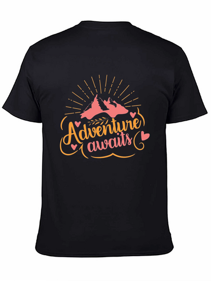 Adventure Awaits T-Shirt - Black