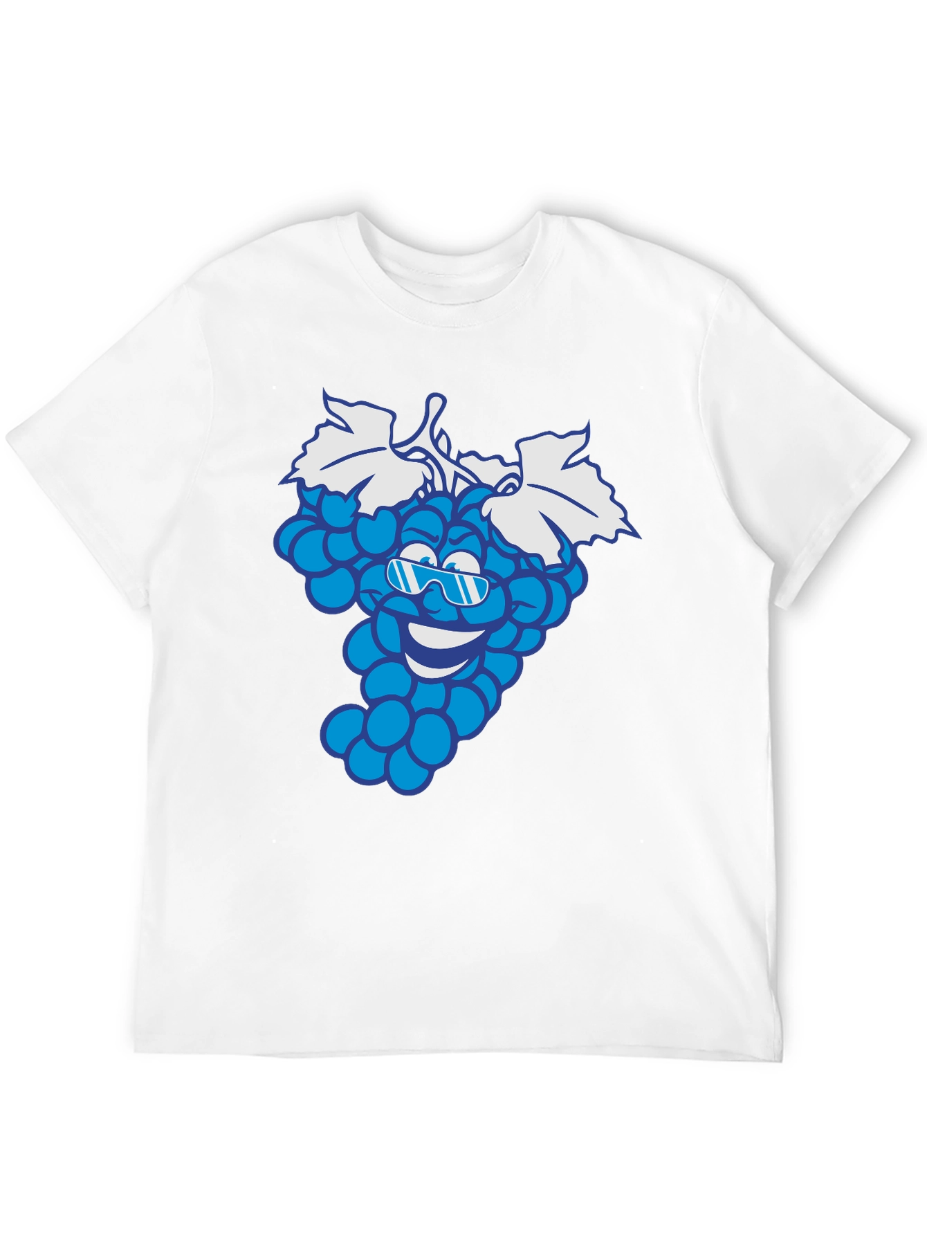Cool Grape Cartoon Graphic T-Shirt