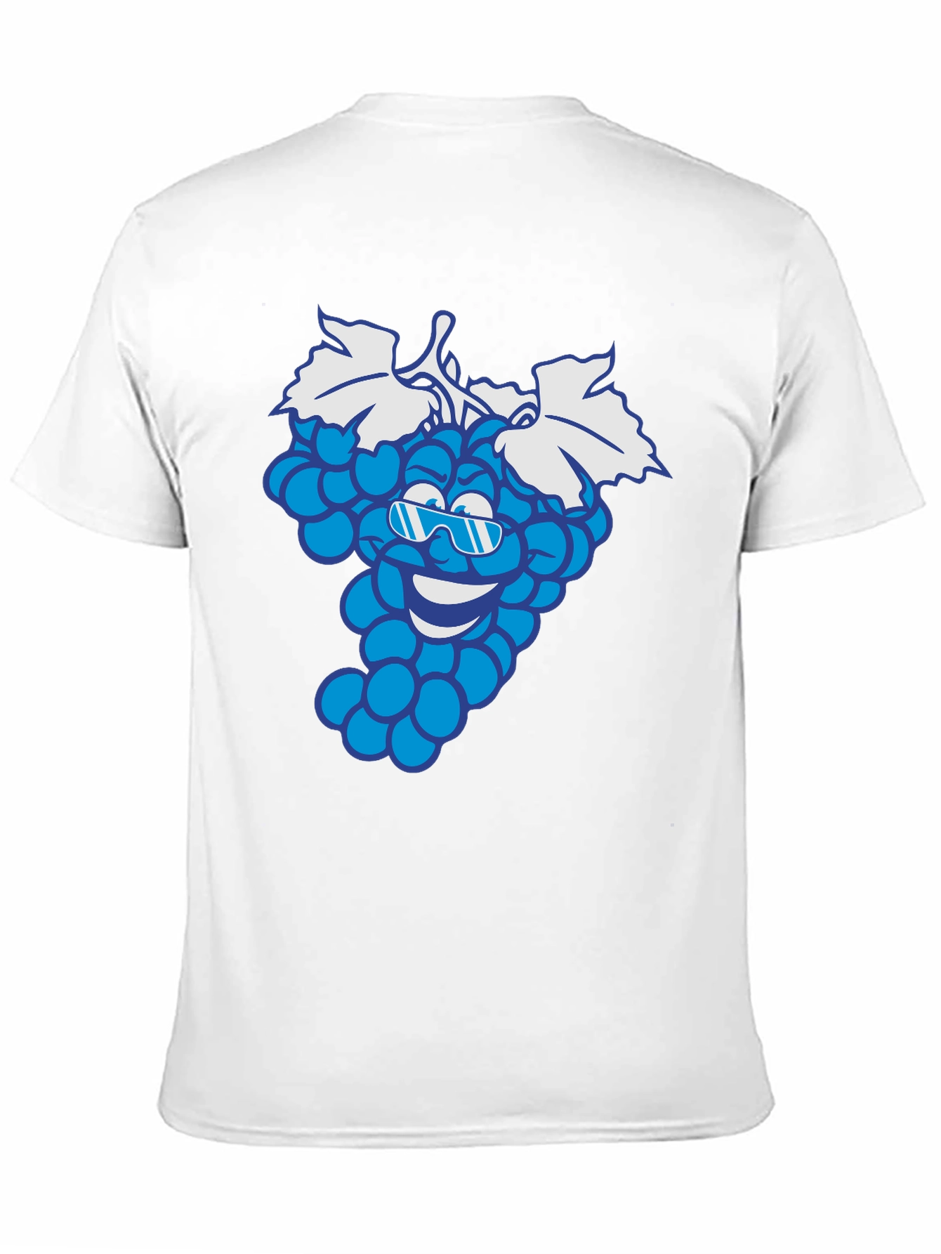 Cool Grape Cartoon Graphic T-Shirt
