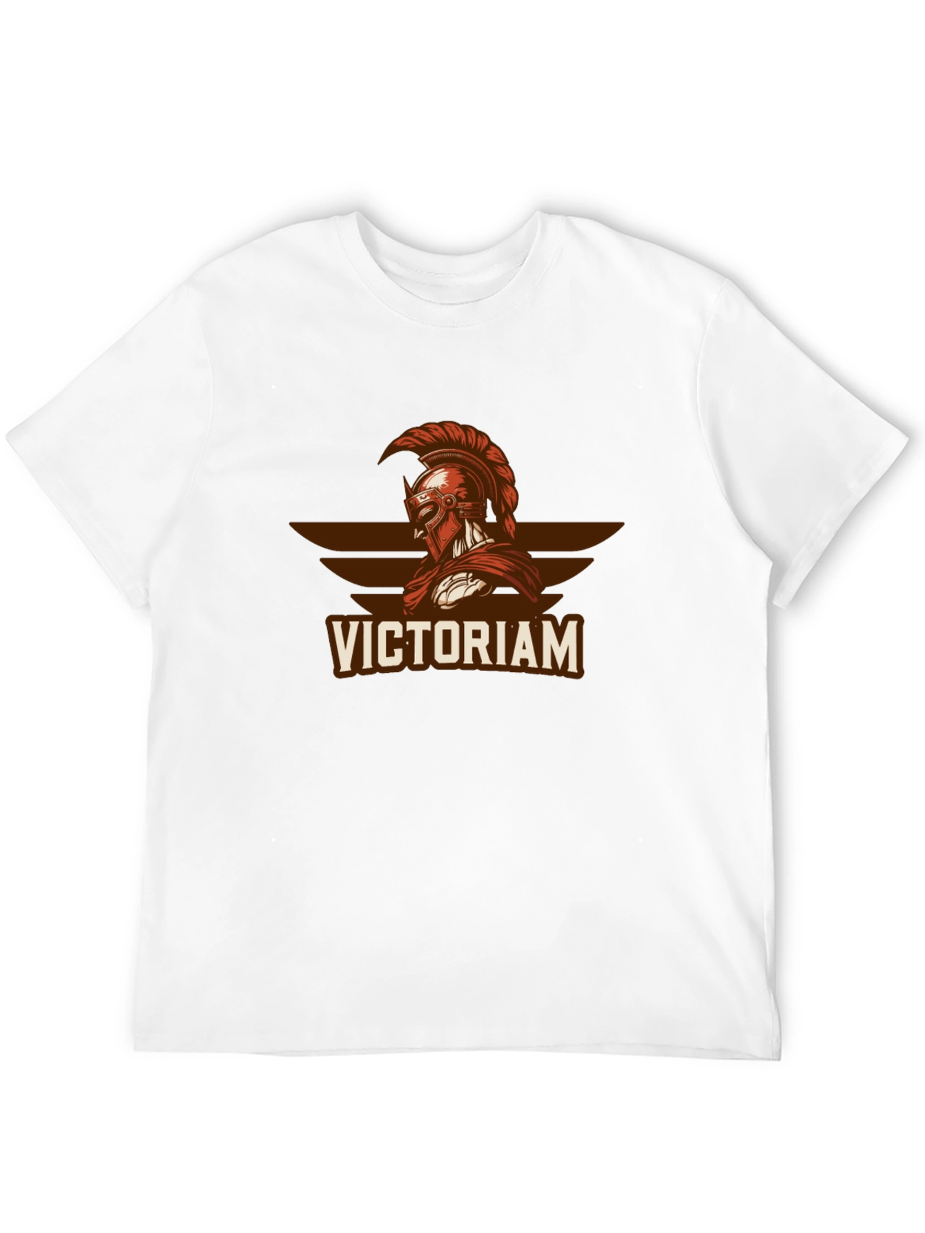 Victorian Spartan Graphic T-Shirt - Black
