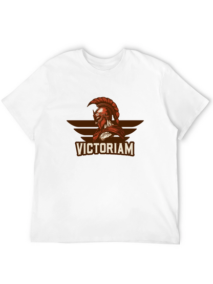 Victorian Spartan Graphic T-Shirt - Black