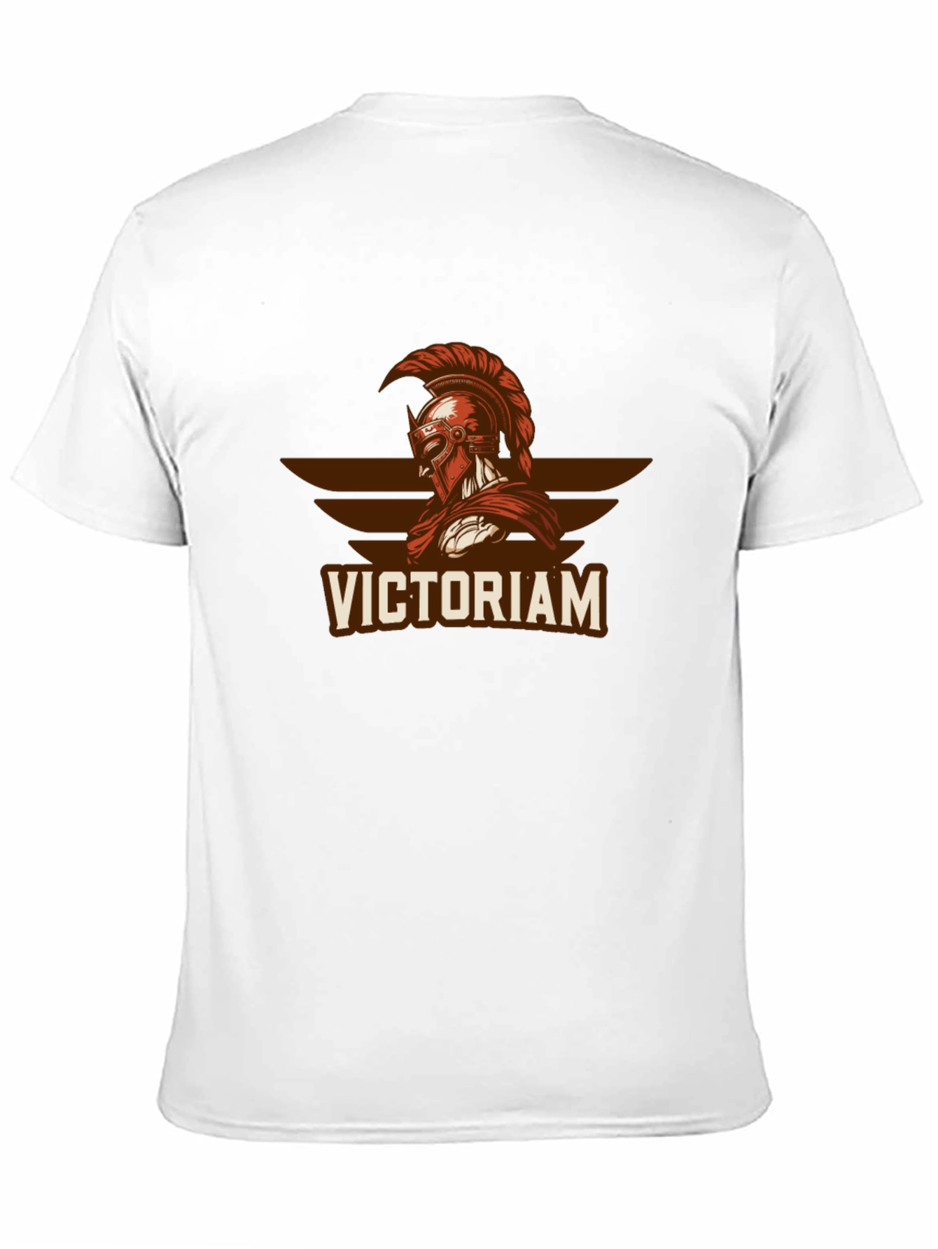 Victorian Spartan Graphic T-Shirt - Black