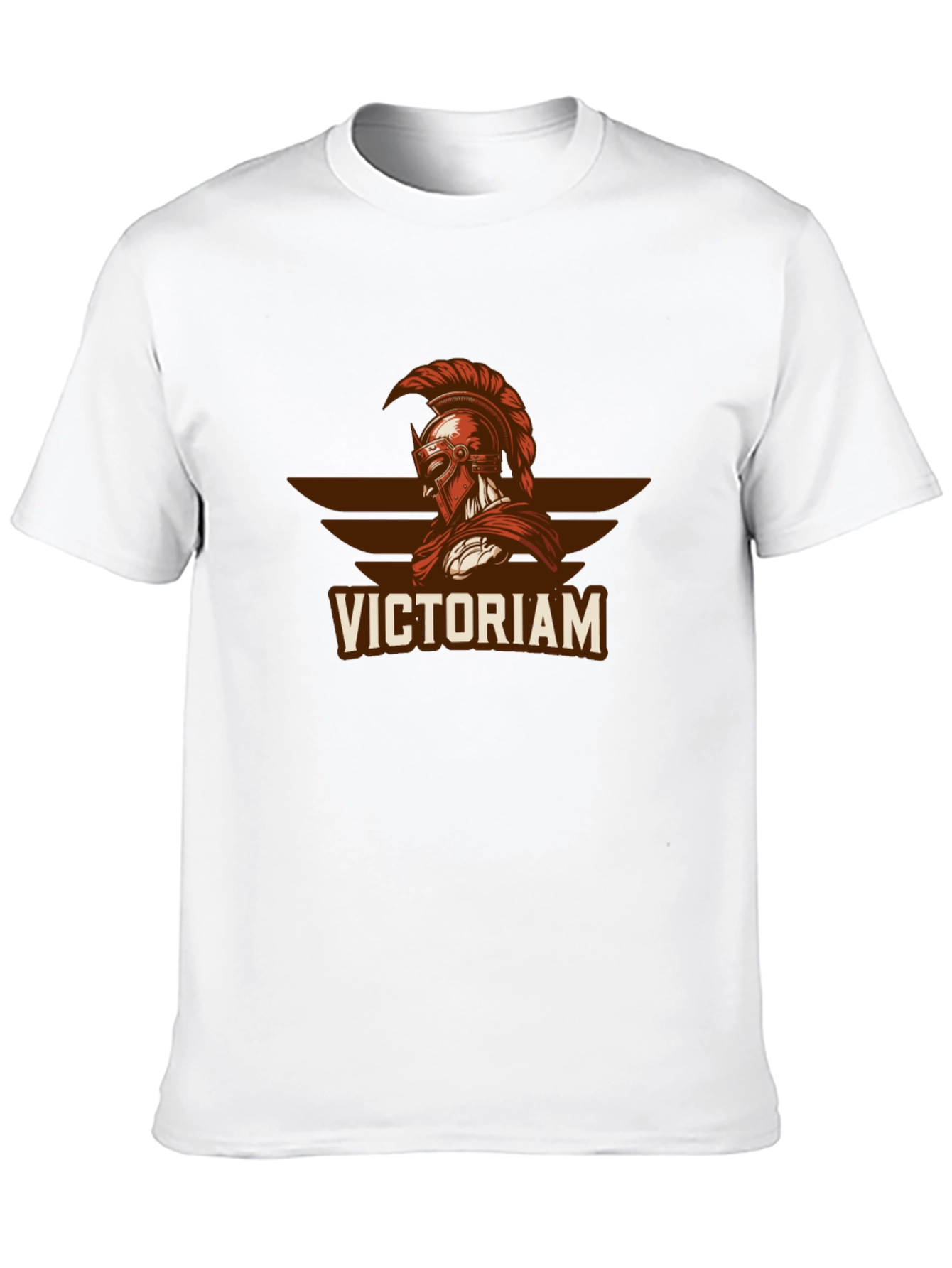 Victorian Spartan Graphic T-Shirt - Black