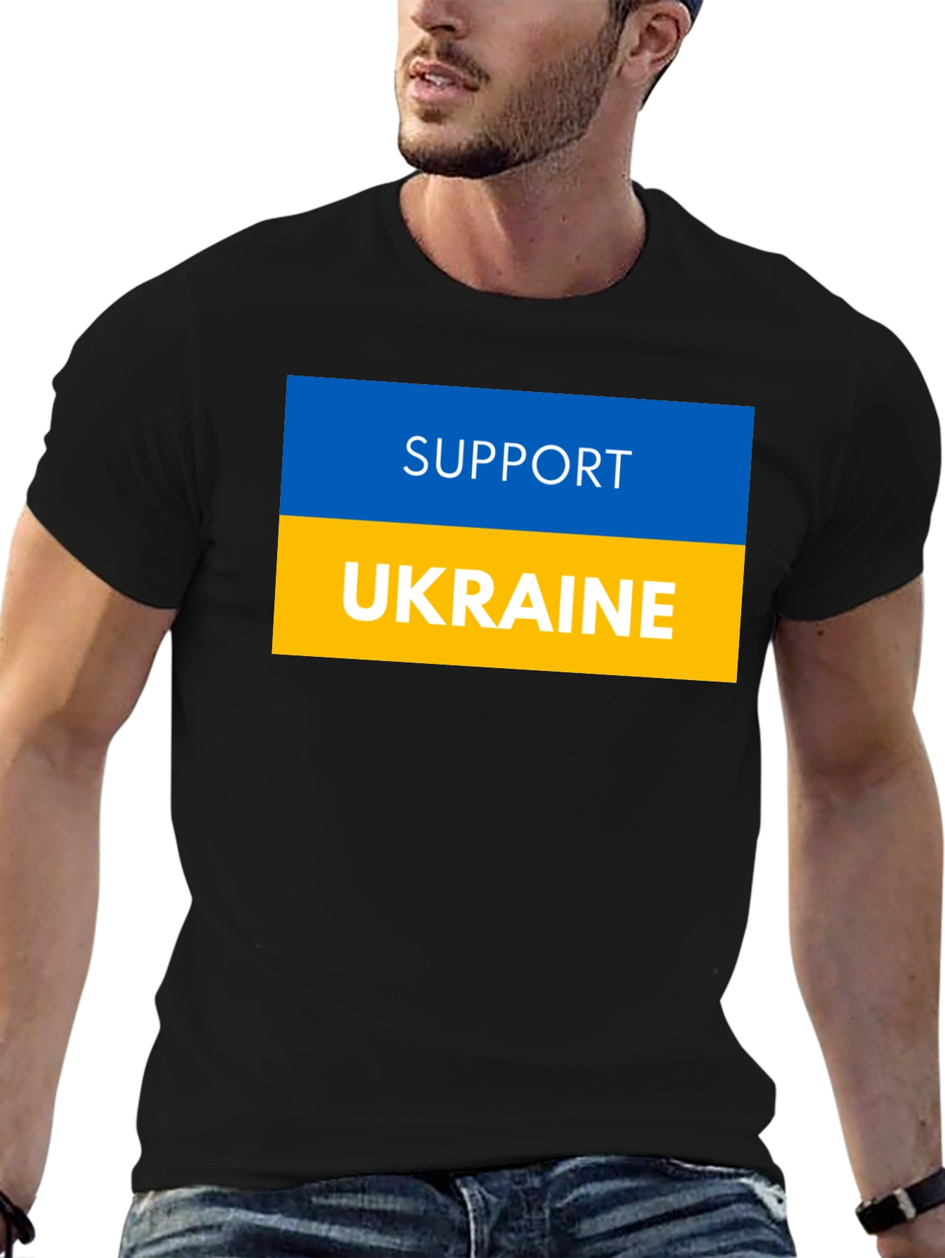 Support Ukraine Graphic Tee - Patriotic T-Shirt